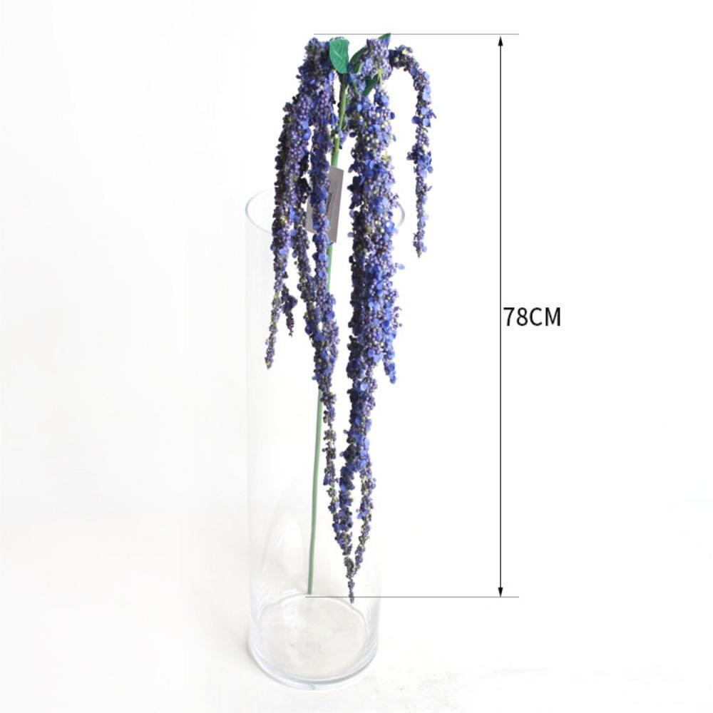 8 Fork Artificial Foam Flower Vine 120cm Green Plant Artificial Wisteria  Home Garden Decor