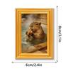 3D Wooden Photo Frame Poster Refrigerator Magnet - Creative and Quirky Decorative Magnet