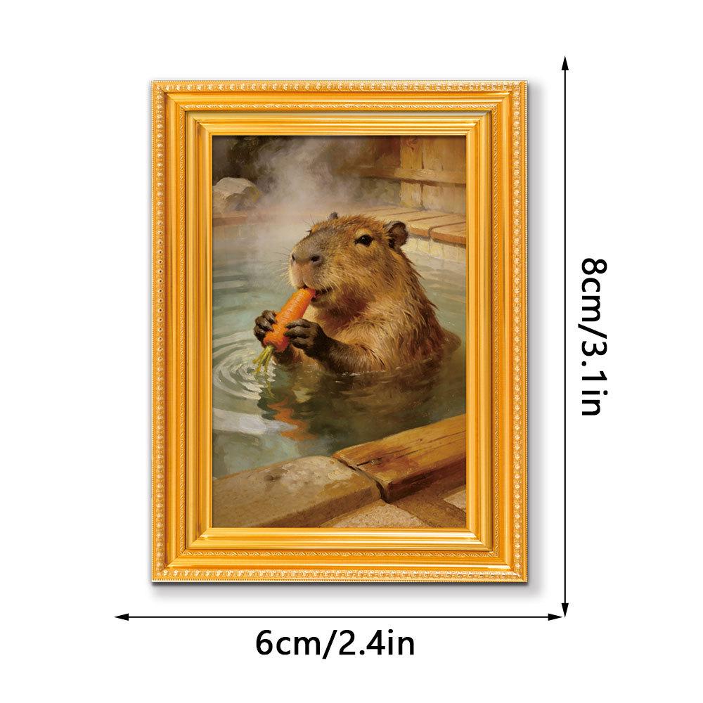 3D Wooden Photo Frame Poster Refrigerator Magnet - Creative and Quirky Decorative Magnet