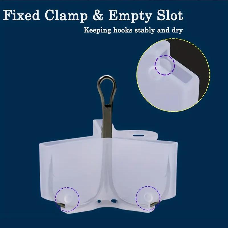 50 Stück Angelhaken Kappe Drillingshaken Schutzhülle Set Sicherheitshaken Schutzhüllen Kunststoff 1-5# Köder Angelzubehör