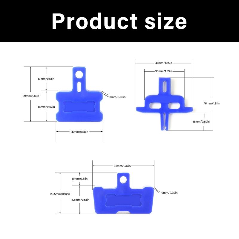 Bike Hydraulic Disc Brake Bleed Spacer Bicycles Brake Calipers Pad Spacer Tool 2/4-Piston Calipers Block Easy Use