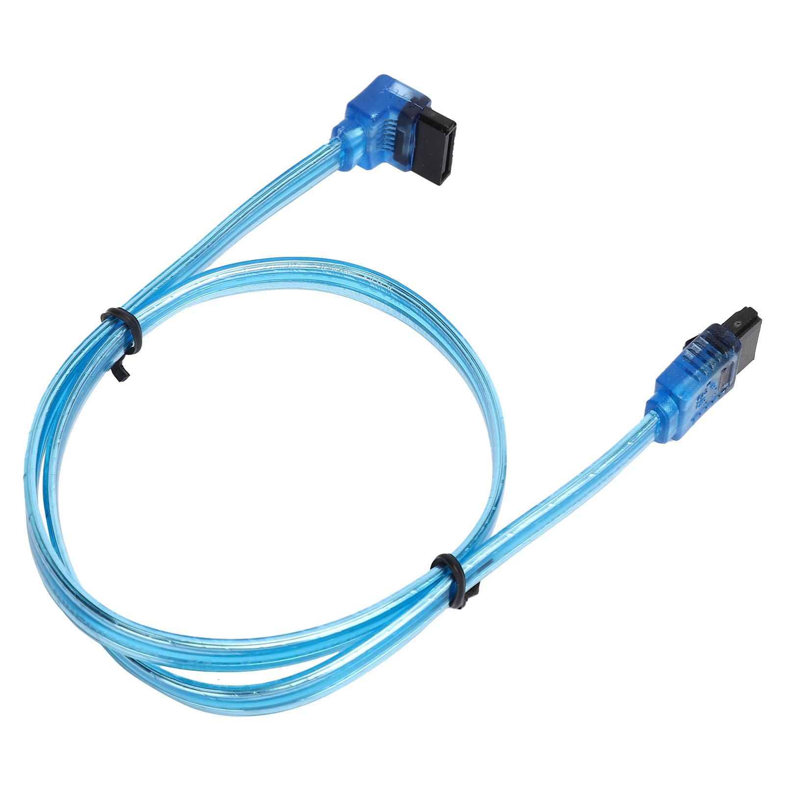 

Последовательный кабель 48 см 7-контактный угловой наконечник медный сердечник жесткий диск шнур провод для передачи данных синий