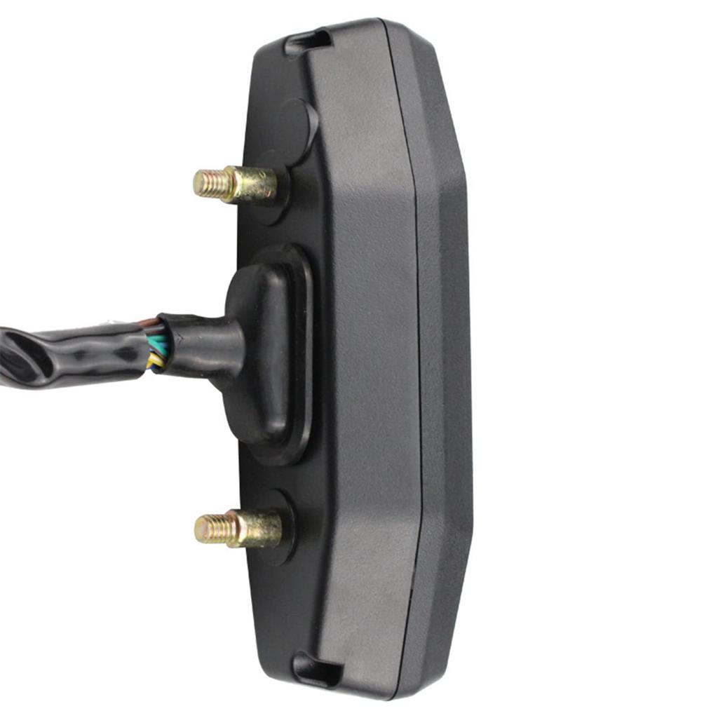 Motorcycle RPM Gauge, LED Display Speedometer Odometer Tachometer Fuel Gauge, Black Plastic+Metal for Most Motorcycle Models (Aiafz5gcgpun-1)