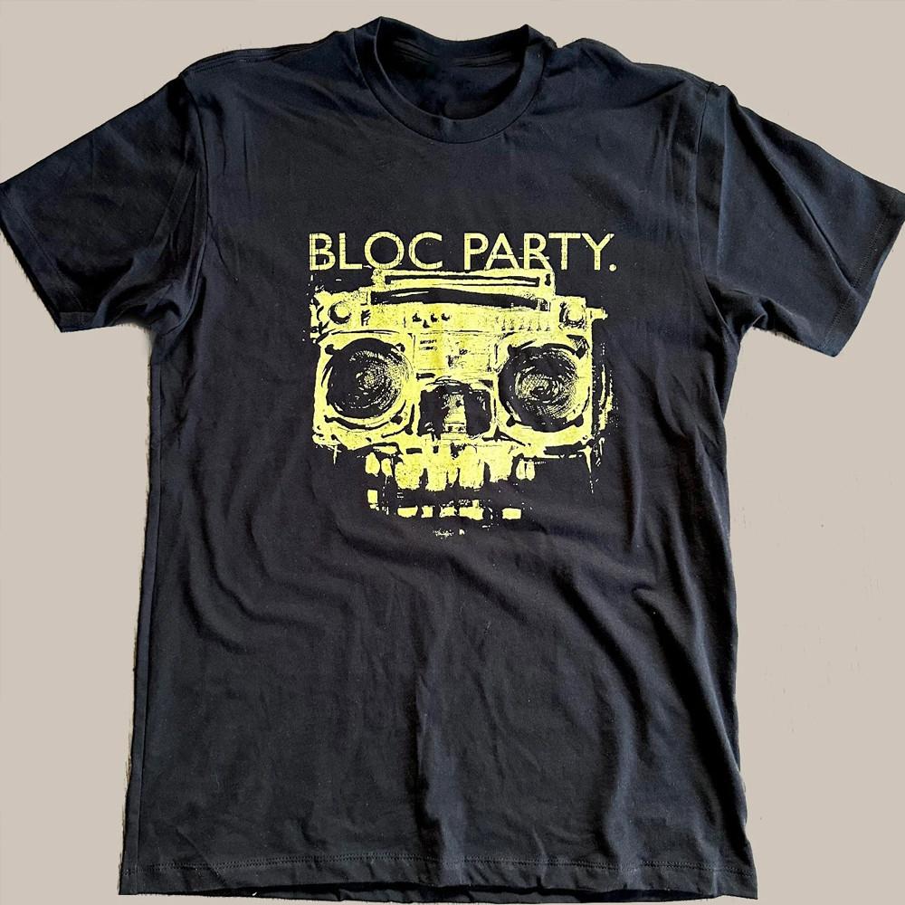 футболка Bloc Party ЧЕРНАЯ ХЛОПКОВАЯ Футболка Размер S-5XL ХЛОПОК DO505 Унисекс Футболка XXXL