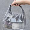 Large Capacity Waterproof Storage Bag Portable Travel Handbag Storage Bag for Makeup Toiletries Clothes Transparent Mesh Pouch