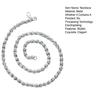 Mens Cuban Link Chain Necklace Silver Bling Choker Necklace Hip Hop Jewelry Accessory for Daily Wear Work Date