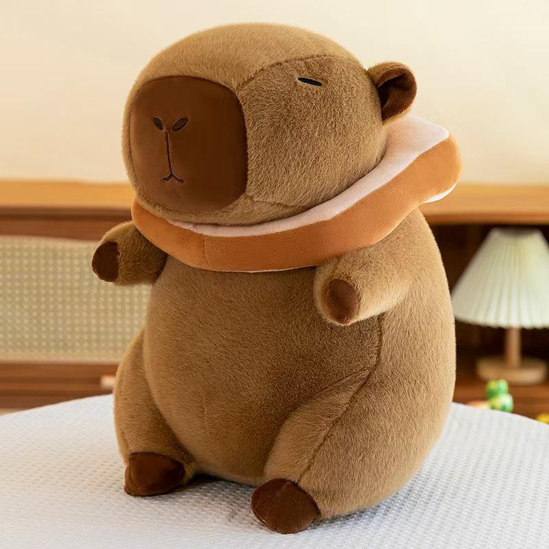 Popular Capybara & Turtle Backpack Plush Toy Pillow - Large Doll Gift