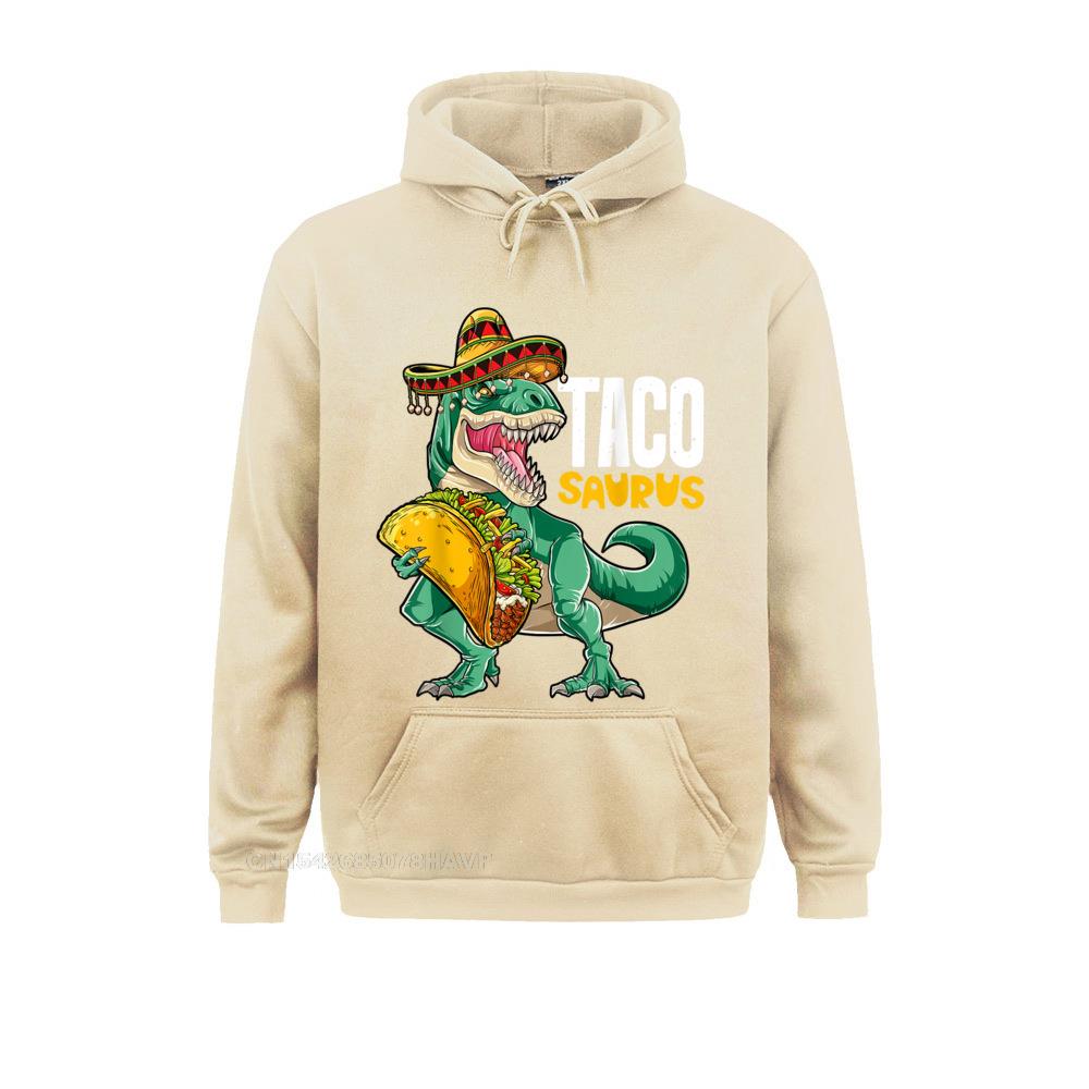 Tacosaurus Taco Cinco De Mayo Kids Boys Dinosaur T Rex Cute Fitness Tight Sweatshirts Long Sleeve Hoodies For Unisex Hoods Autumn