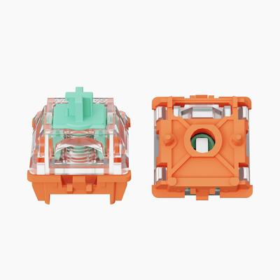 GATERON Magnetic Fox Tastaturschalter Linearer Fabrik-Tastenschalter für mechanische Tastatur Vorgeschmiert Vorbewegung (70 Stück)