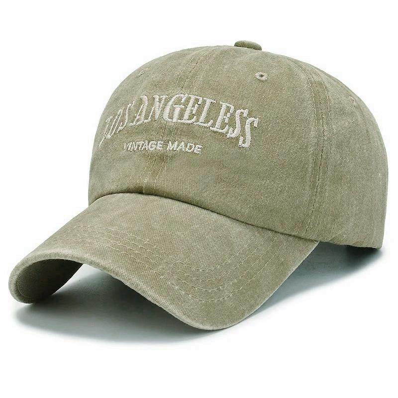 Șapcă vintage din bumbac spălat unisex, șapcă de baseball cu broderie cu litere, bărbați și femei, căciuli sport în aer liber