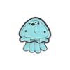 Cartoon Underwater Creatures Metal Pin Set: Whale, Starfish, Turtle