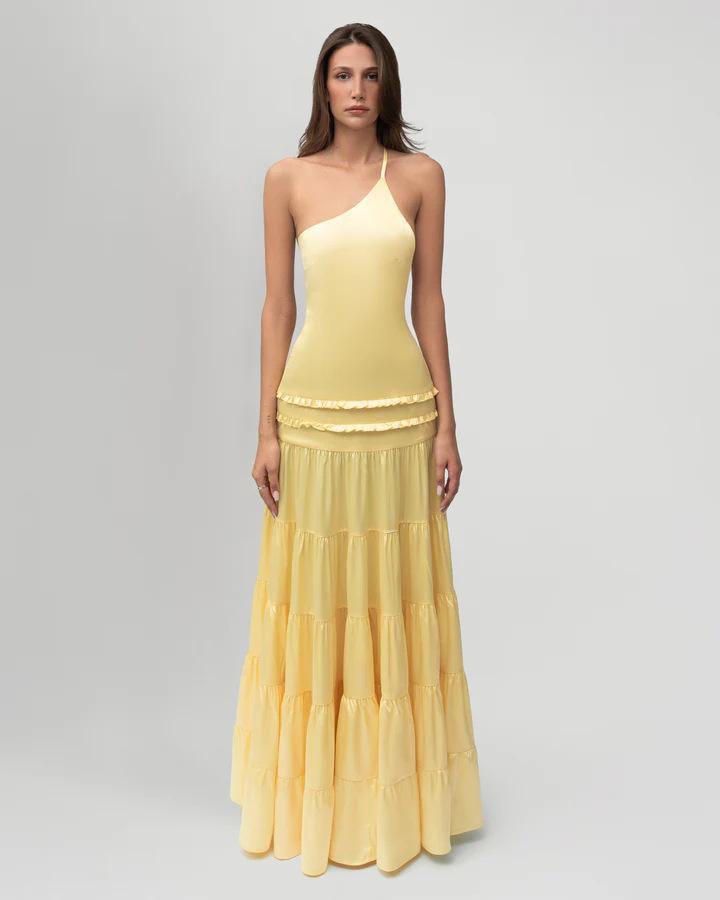 European and American temperament women's clothing summer new backless sleeveless elegant dress fairy skirt suspender slim women's long dress