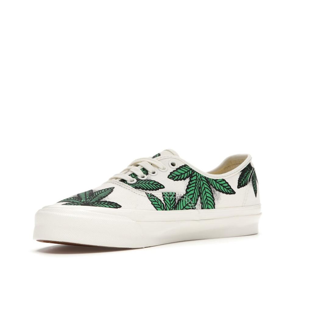 Vans OG Authentic LX Sweet Leaf - White Unisex Sneakers Green VN0A4BV94JM