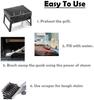 Barbecue grill steam cleaning brush barbecue cleaner suitable for charcoal scraper, gas accessories, kitchen tools