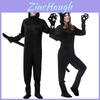 Game Themed Black Cat Costume For Adults With Polyester Fabric For Halloween Party Dress Up