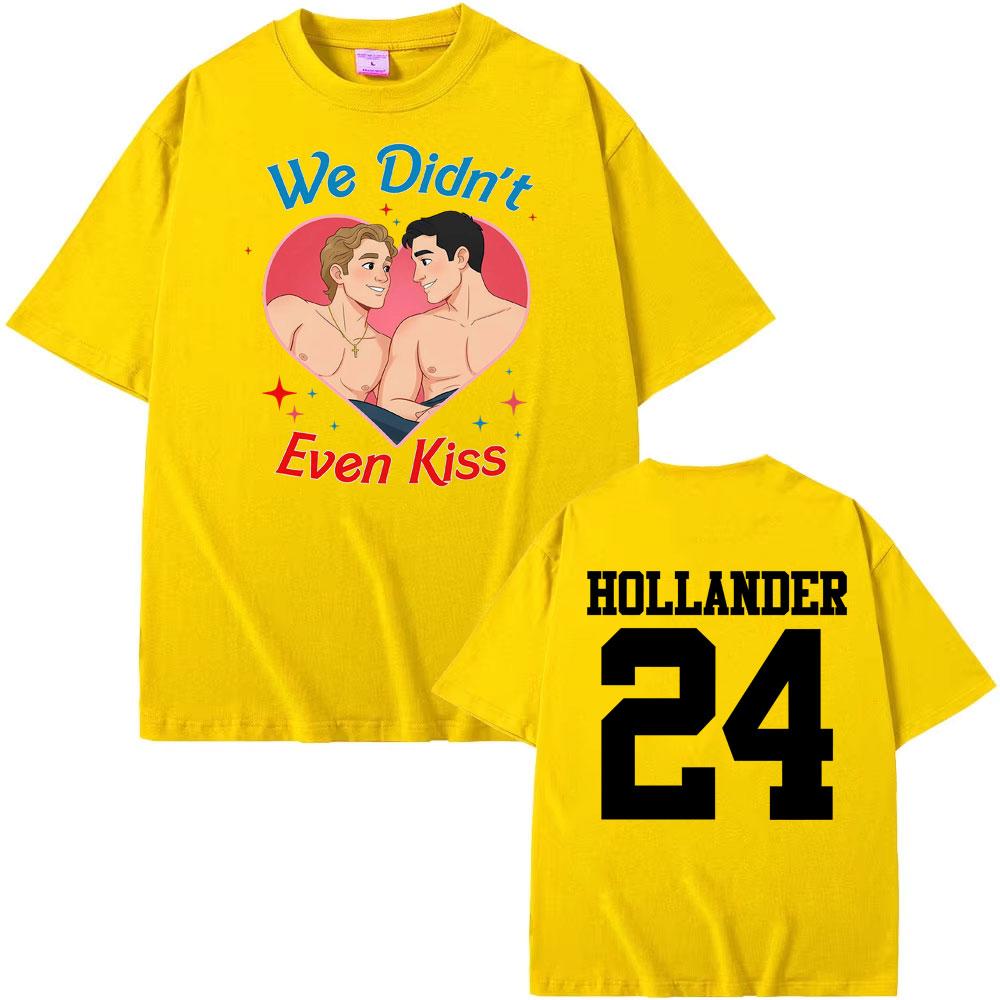 Heated Rivalry We Didnt Even Kiss Heart Tshirt Men Women Harajuku Retro Oversized Summer Shirt High Quality Hoodie Tshirts