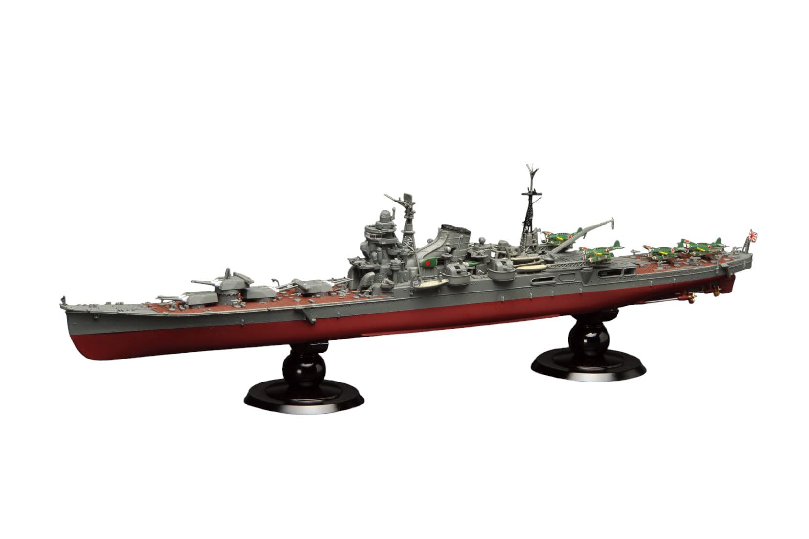 

1/700 Imperial Japanese Navy Series No. 10 EX-1 Japanese Navy Heavy Cruiser Tone Full Hull Model (with Etched Parts) Plastic Model