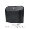 Car Interior Storage Case Trash Bin Push Can Mini Tray Dustbin Garbage Box Door Seat Clip Stand Holder for Tesla Model 3 Y S X