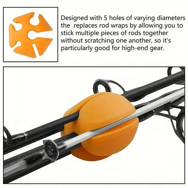 Rod Ball Retaining Clip Rod Holder Protector Storage Device Fishing Equipment  Fishing Tools 2025