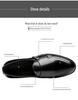 Men's Business Casual Double Buckle Pointed Toe Leather Monk Shoes - Shiny English Style Formal Footwear.