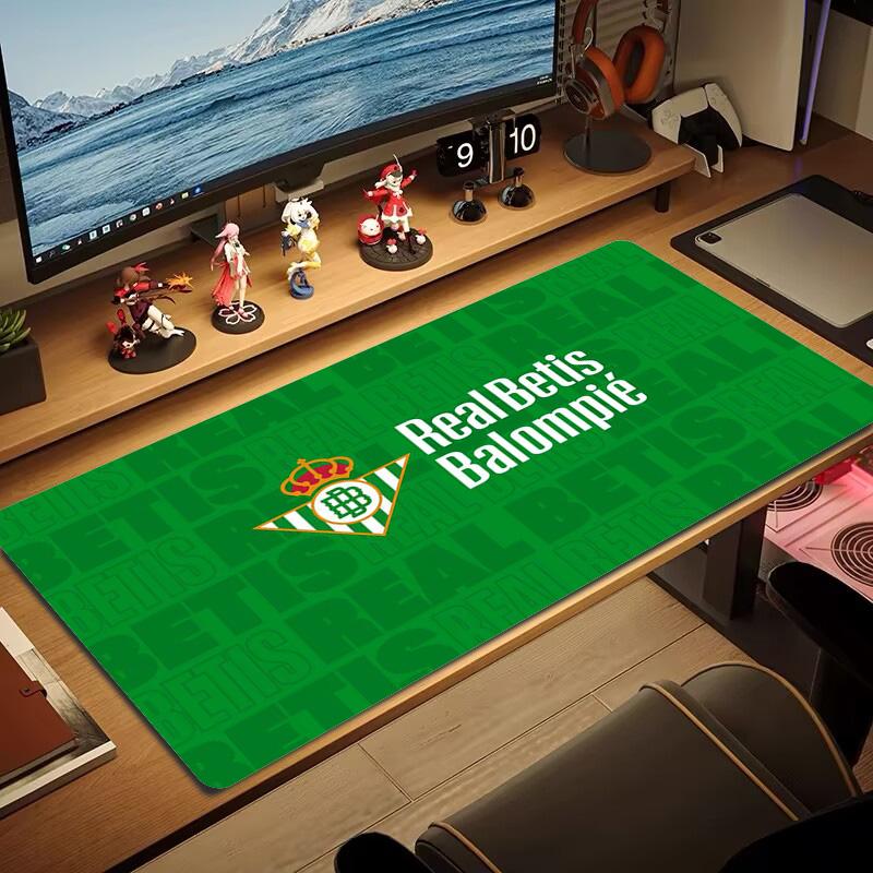 Real Betis stone Color Mouse Pad Large Gaming Table Cushion Non-slip Laptop Tablet Big Mousepad XXL Mat Mini PC Playmat With Lock edge