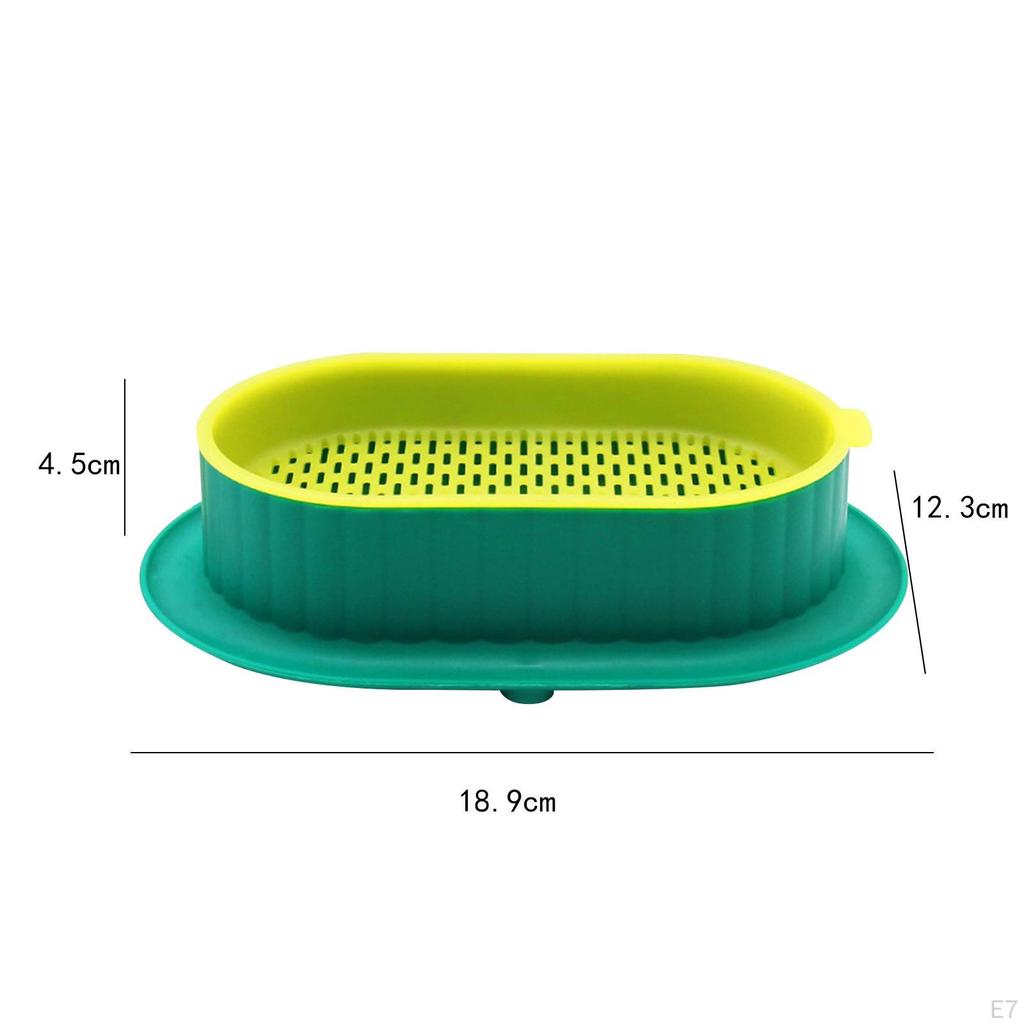 Tray Catnip Cultivation Box Wheatgrass Grower Detachable Pet Cats Grass Growing for