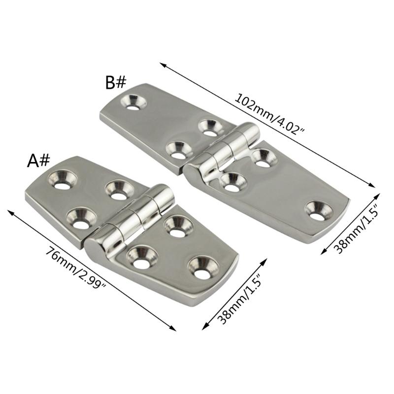 Marine Stainless Steel Casting Hinge Door Hinge for Boat Yacht Dinghy Home Desk
