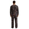 Men's Halloween Pajama Set Long Sleeve Long Pants with Crotch Buttons and Elastic Drawstring Waist