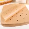 Square Oil-Absorbing Air Fryer Paper with Holes for Baking, Oven, and Steaming