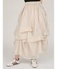 Emi Tucked Drawstring Volume LGRY Women's Skirt, 13WFS254079,