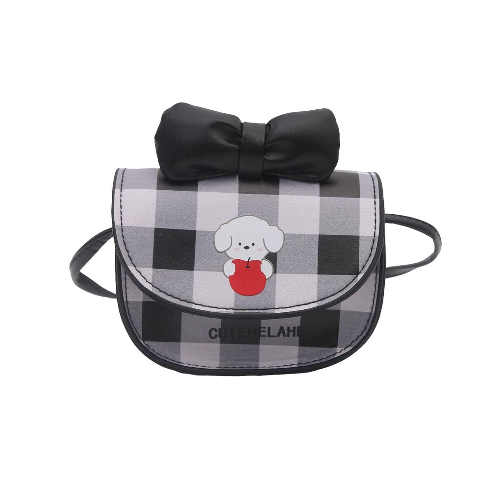 Children's Bag 2025 New Cute Bow Girl Mini Cross Bag Sweet Little Girl Parent-child Messenger Bag