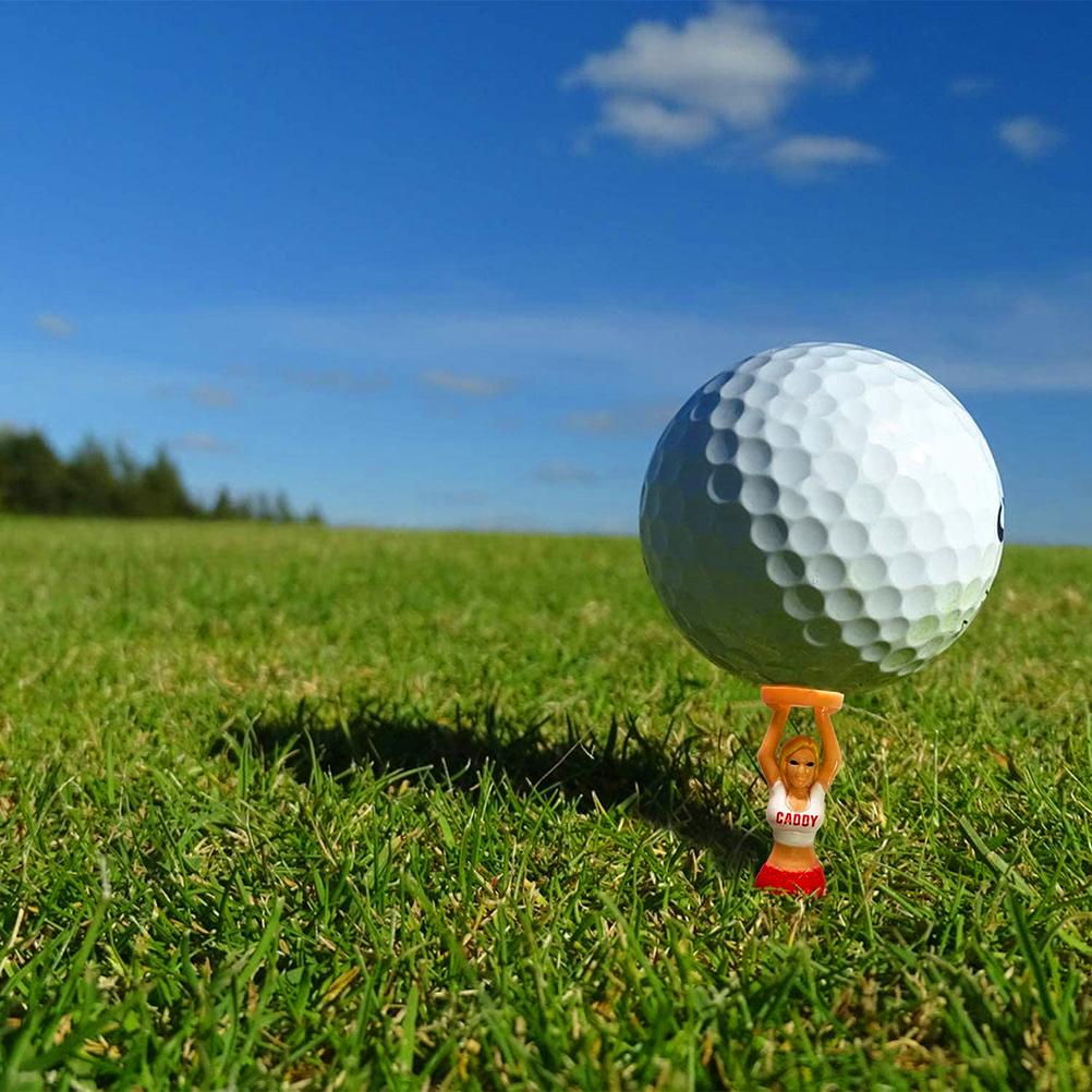 6 stuks Plastic Tee's Ballen Tee Mooie Sexy Bikini Dame Cadeau Plastic Tee's Gereedschap