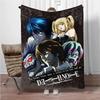 Japanese Anime Blanket DEATH-NOTE Children Warm Soft Blankets for Sofa Bed Cover Blanket Suitable for Birthday Souvenir Gifts