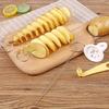 Stainless Steel Plastic Rotate Potato Slicer Twisted Potato Spiral Slice Cutter Creative Vegetable Tool Kitchen Gadgets