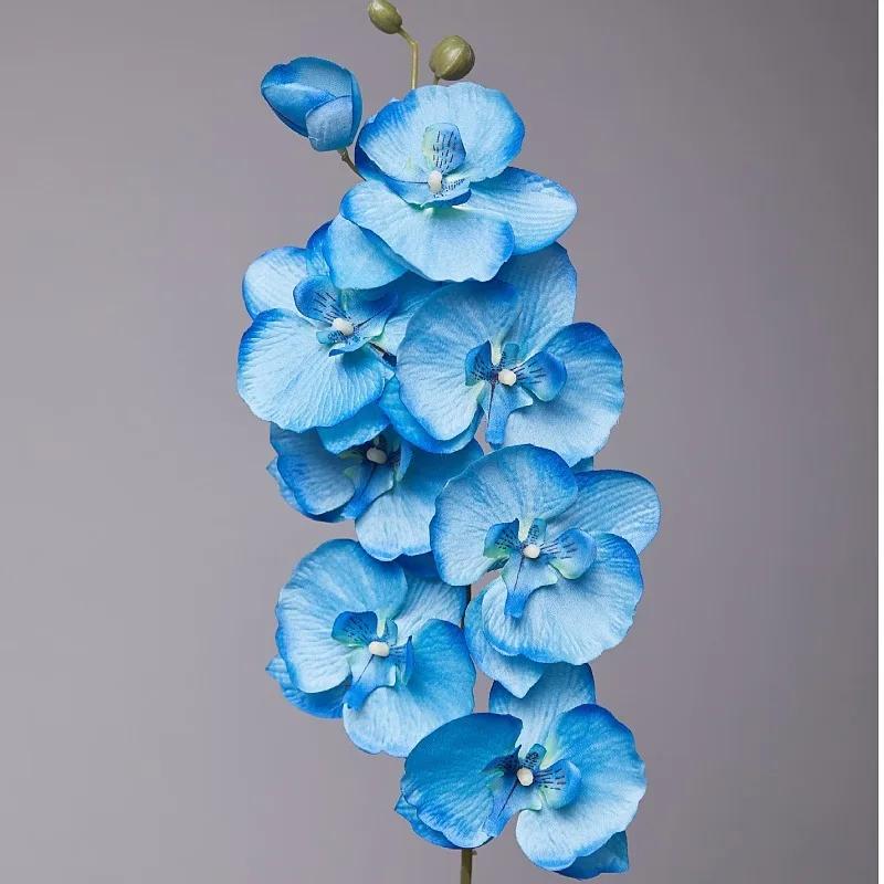 5pcs 9-Heads Artificial Butterfly Orchid Silk Flower 68CM Fake Phalaenopsis Wedding Home Decoration Artificial Flowers