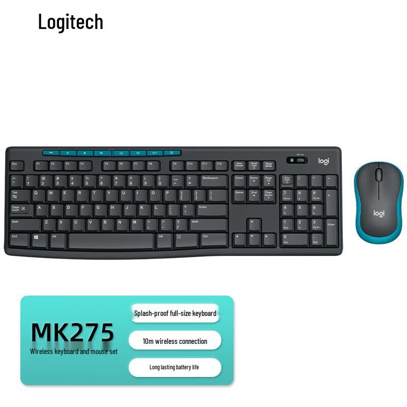 

Logitech MK275 Wireless Keyboard and Mouse Combo