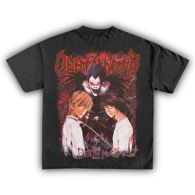 DEATH NOTE VINTAGE TEE, Unisex Anime Manga Clothing
