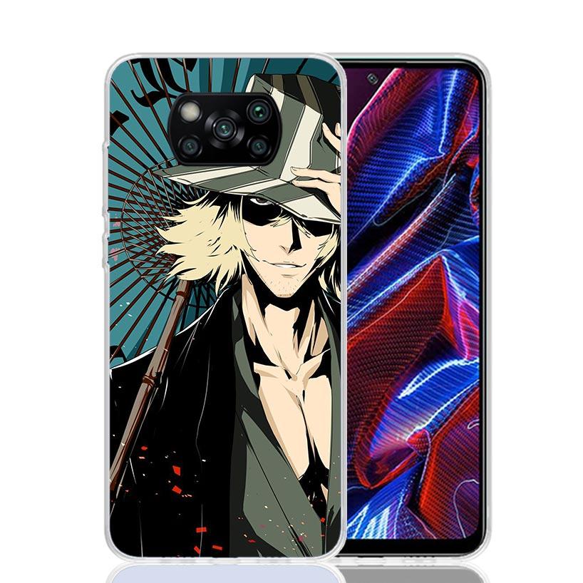 Bleach Kisuke Urahara Phone Case For Xiaomi Poco X7 X6 X5 Pro F7 Ultra Redmi 15C 15 13 13C 12 12C 10 10A 10C 9 9A 9C 9T Cover Po