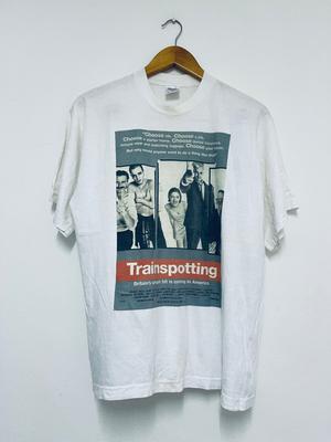 Vintage Anni '90 Trainspotting 1996 : T-Shirt Dramma Criminale Mark Renton / Film Anni '90 / Romanzo Anni '90 / Cultura Anni '90 / Sottocultura / Bianco / S