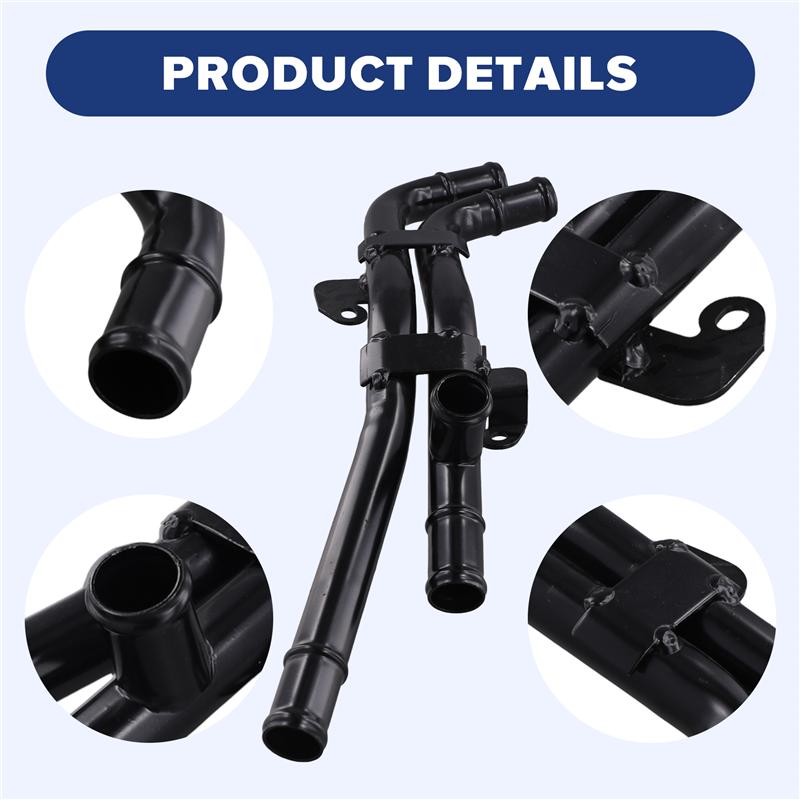 For Cayenne 3.6L 2011-2018 Coolant Pipe Replacement Tube Set 7P0121070AC