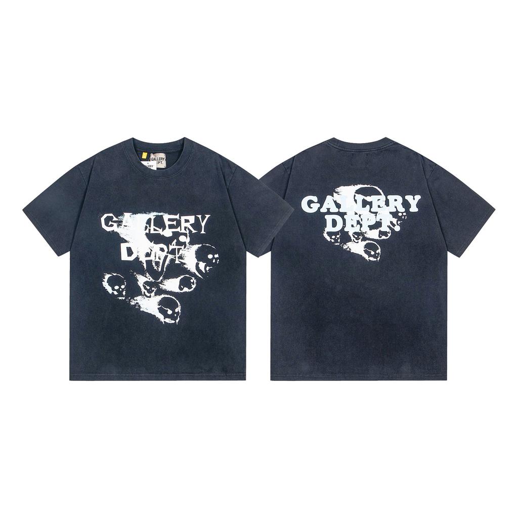 26SS Foreign Trade Gallery Dept T-Shirt Collection Gallery Casual Short Sleeve Men's and Women's Same Style Factory Spot Straight Hair