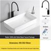Tengxiang Ceramic Sink: White Floor-Standing Luxury Basin with Cabinet for Bathroom or Balcony