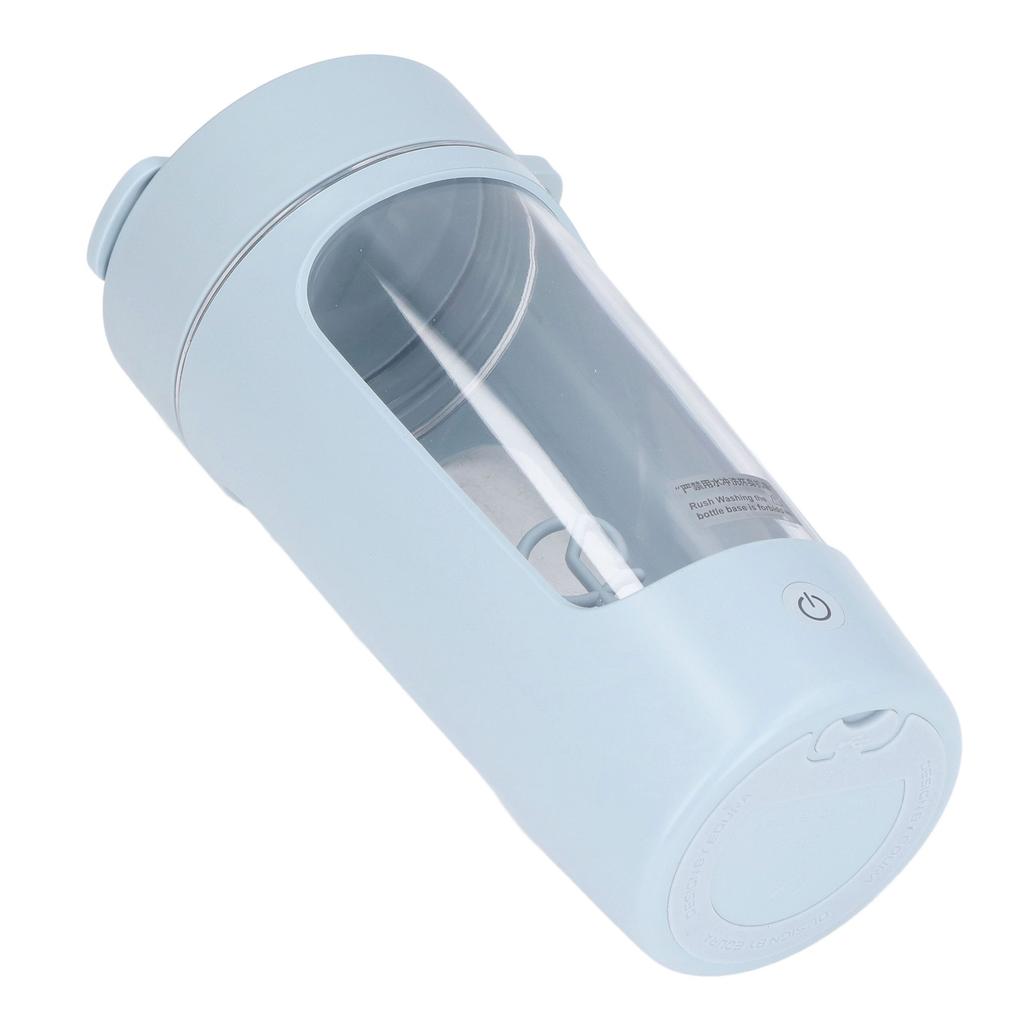 Elektrische Shakerflasche 650ml USB-Aufladung Tragbar Blau BPA-frei Pulvermischbecher für Zuhause Büro
