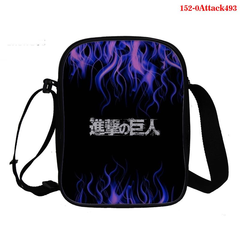 Attack On Giant Peripheral Digital 3D Printed Backpack Student School Bag Full Color Bag Double Shoulder Bag