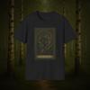 Fenrir Norse Tarot Men T Shirt Viking Mythology Tee Runes Ravens Pagan Wolf Spirit Graphic Cotton Shirts