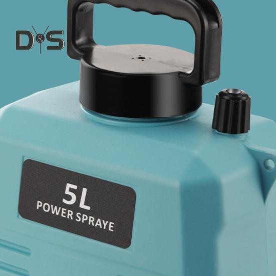 5L/8L Elektrisk Trädgårdsspruta Ryggsäck Grässpruta med 3 Munstycken Infällbart Spröt Justerbar Rem Trädgårdssprutverktyg för Vattning Gödning