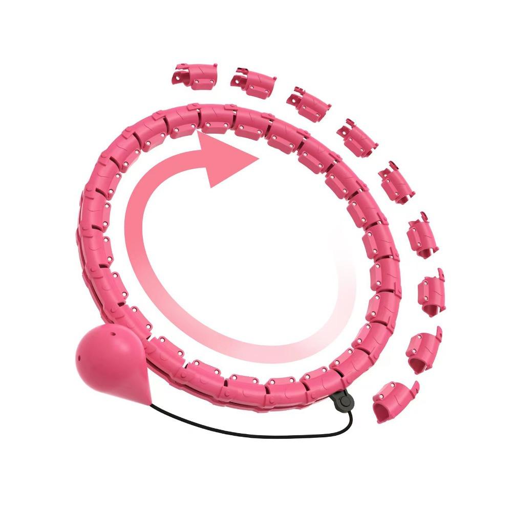 Detachable Fitness Hoop Adjustable Abdominal Workout Equipment  Adults Weight Loss
