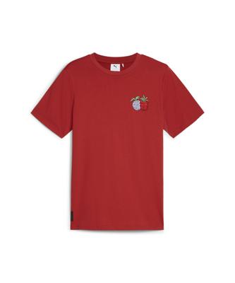 Puma Puma X One Piece Graphic ShorT Sleeve T shirT   Club Red  624665 24