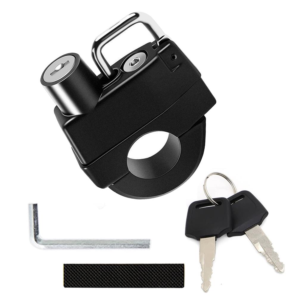 LIKENNY Helmet Lock Motorcycle Lock Key Lock Helmet Bracket Anti-Theft