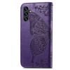 For Samsung Galaxy A24 4G (162.1 X 77.6 X 8.3mm) Stand Wallet Case PU Leather Butterfly Imprinted Flip Phone Cover